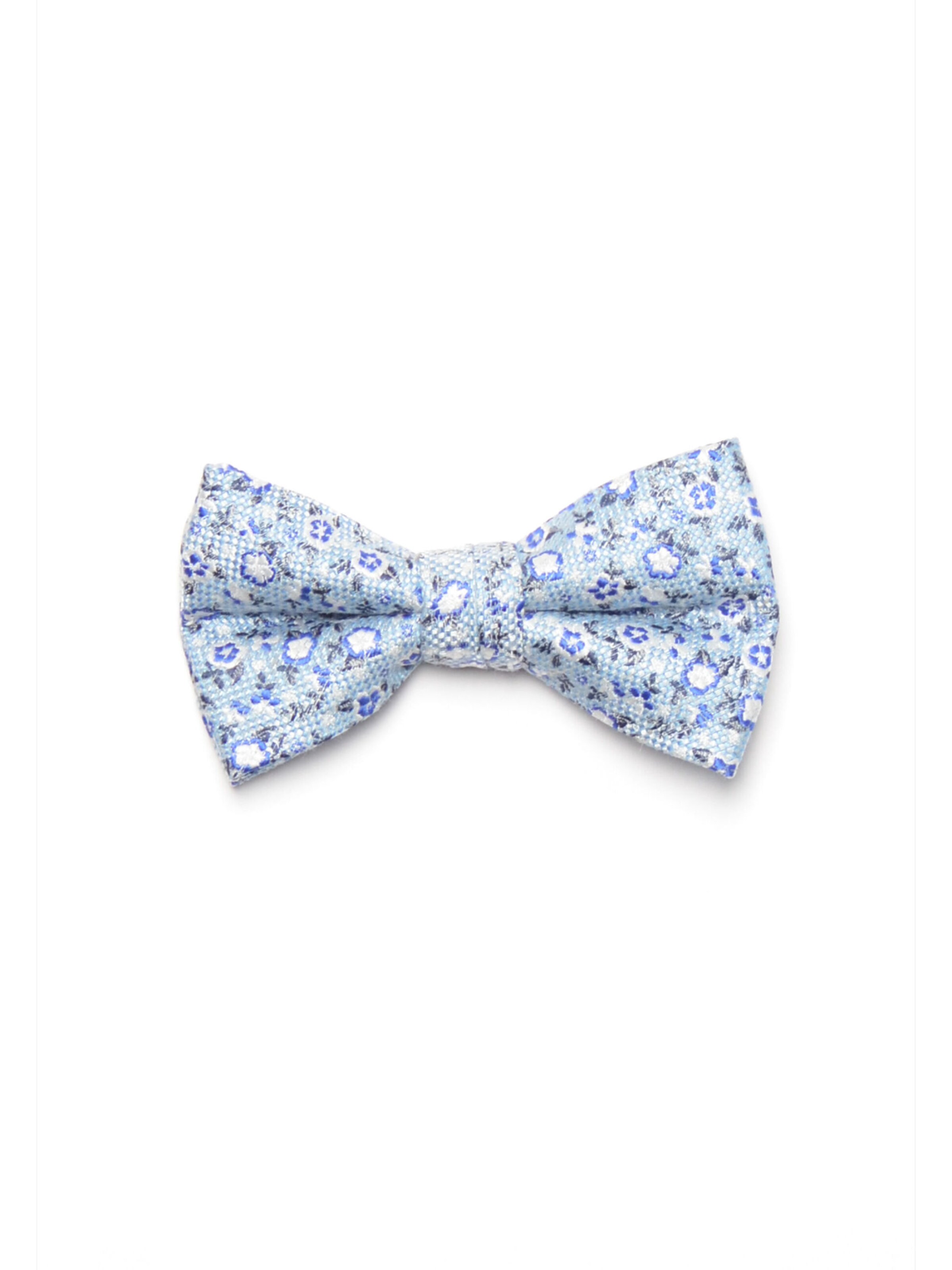 Real Guys Fliege-Set mit passendem Einstecktuch in Blau: Vorderseite