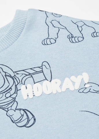 MANGO KIDS Sweatshirt 'Hoorray' in Blauw