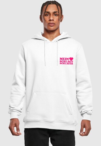 Merchcode Sweatshirt in White: front