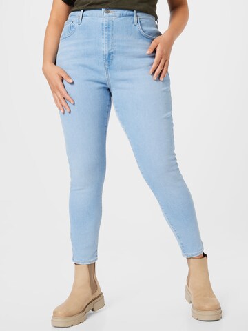 Levi's® Plus Skinny Jeans 'Plus Mile High SS' in Blauw: voorkant