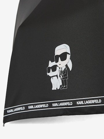 Ombrello ' Ikonik 2.0 ' di Karl Lagerfeld in nero