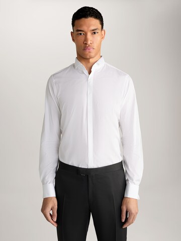 JOOP! Slim fit Zakelijk overhemd 'Pauly' in Wit: voorkant