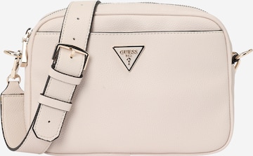 GUESS حقيبة تقليدية 'Meridian' بلون أبيض: الأمام