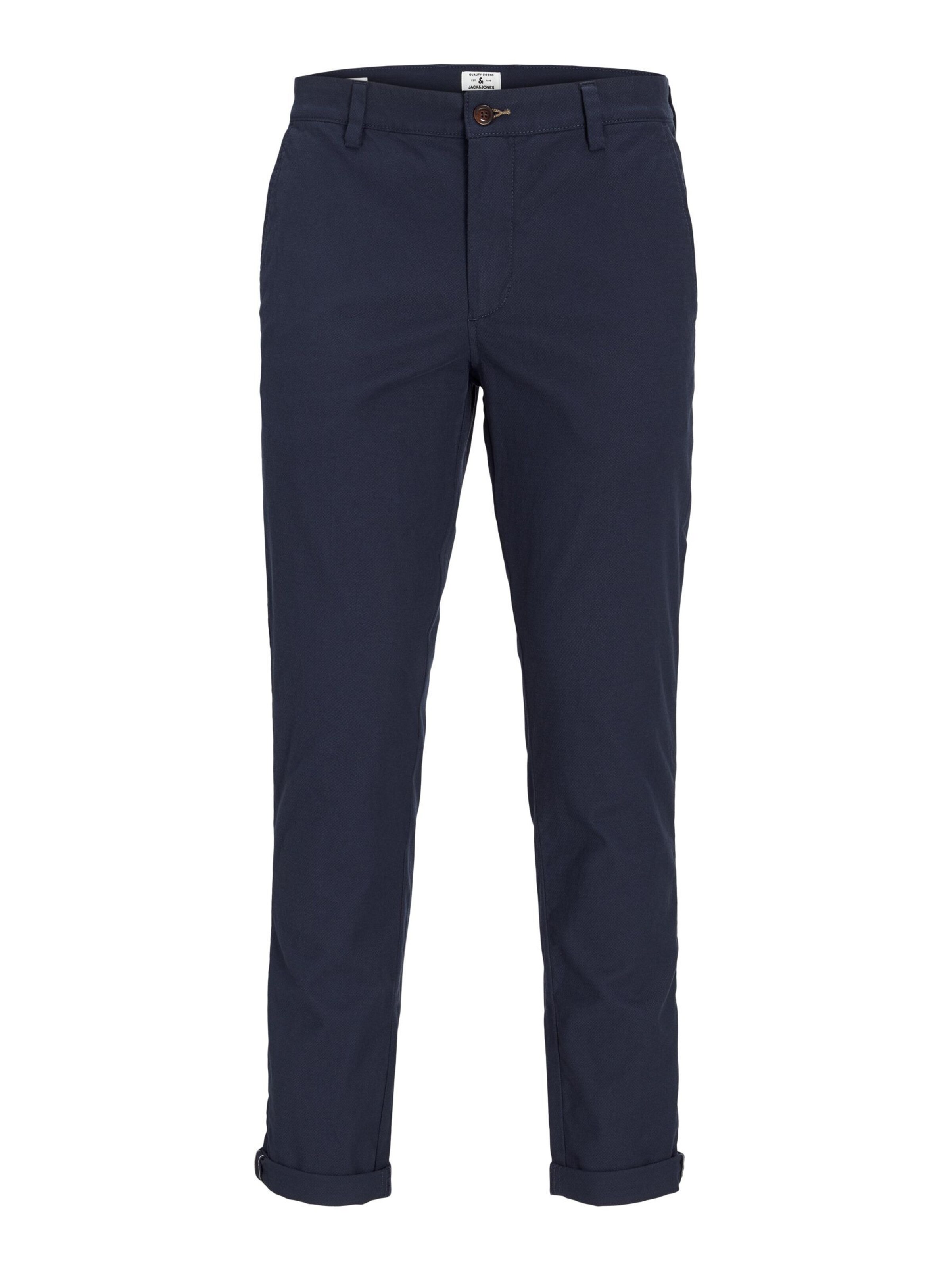 JACK & JONES Chino 'JWHMARCO FURY' in Blauw: voorkant