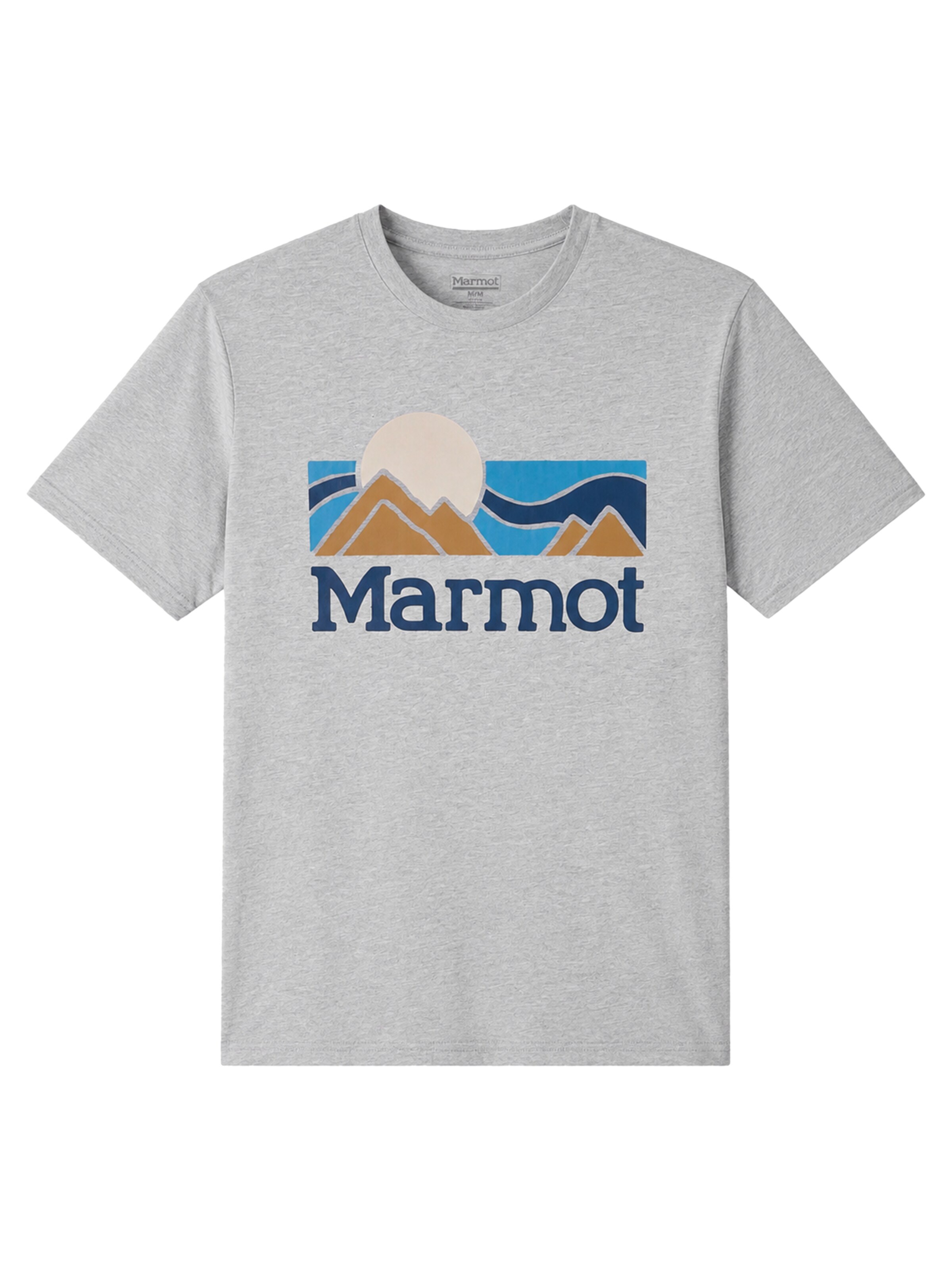 Marmot Shirt 'Coastal Tee Short-Sleeve'‌‌‌‌‌‌‌‌‌ in Grau: Vorderseite