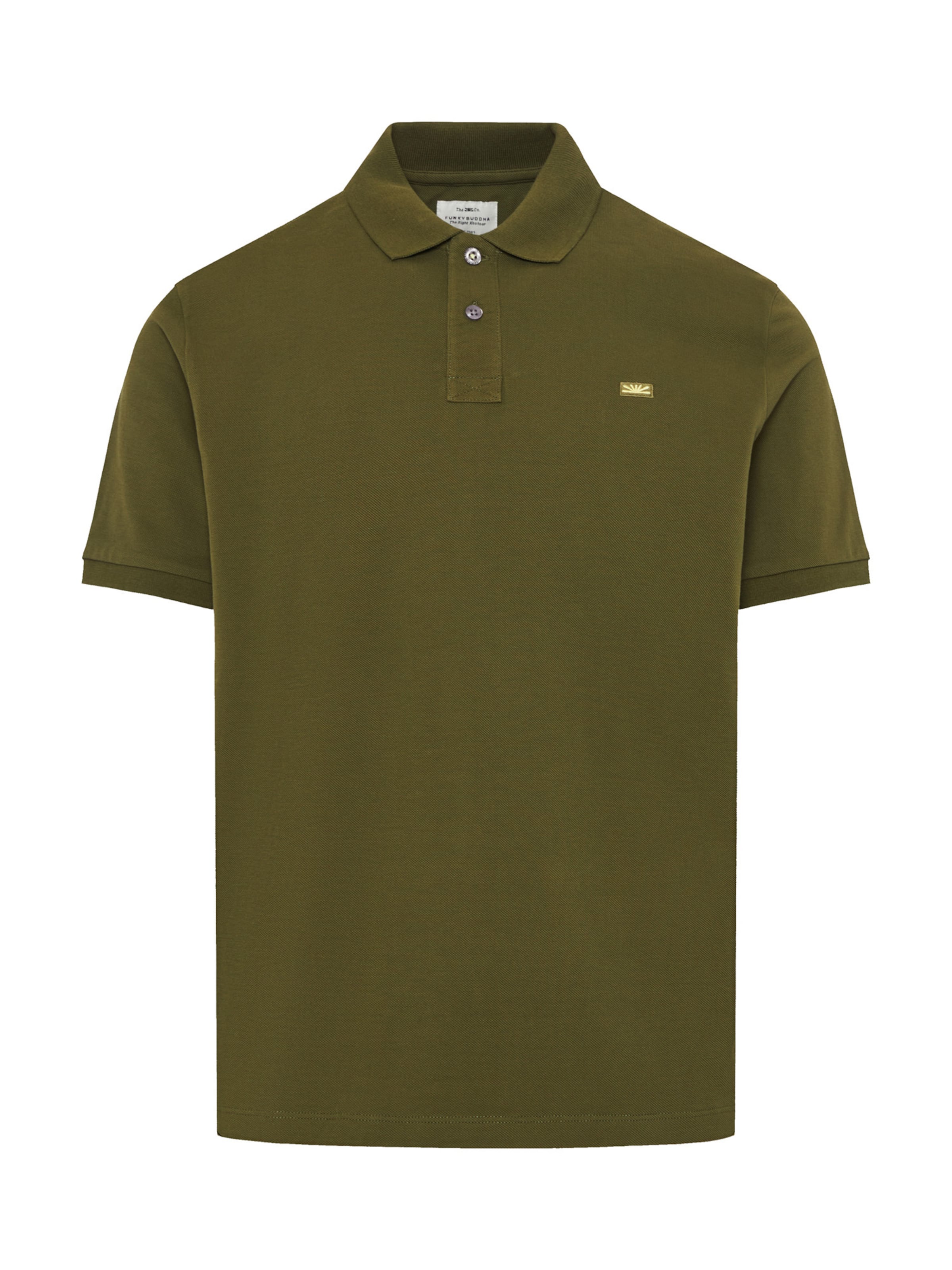 Tricou de la Funky Buddha pe verde: față