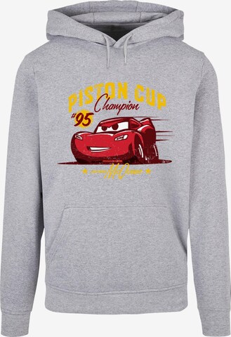 ABSOLUTE CULT Sweatshirt 'Cars - Piston Cup Champion' in Grijs: voorkant