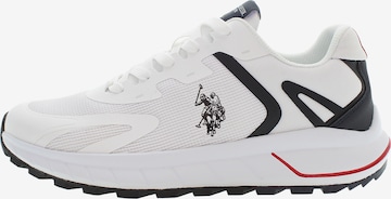 Sneaker bassa 'SETH01' di U.S. POLO ASSN. in bianco: frontale