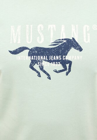 MUSTANG T-Shirt 'Austin' in Grün