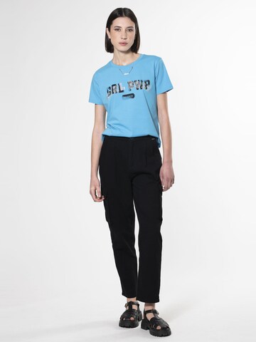 Influencer Shirt 'Girl Power ' in Blue