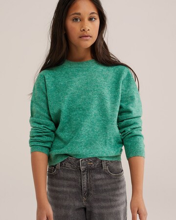 WE Fashion Pullover i grøn: forside