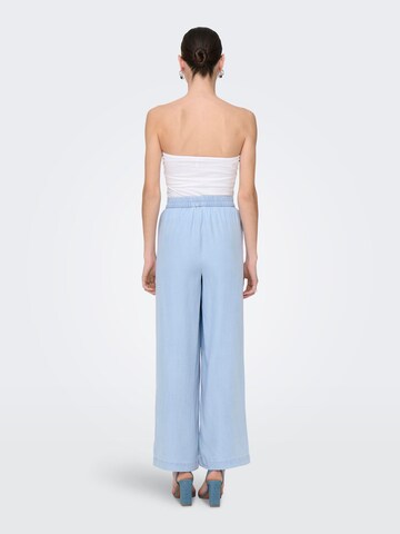 Wide Leg Pantalon 'ONLCharis' ONLY en bleu