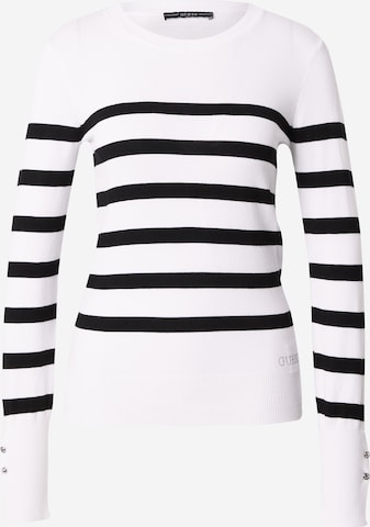 Pull-over 'ELINOR' GUESS en blanc : devant