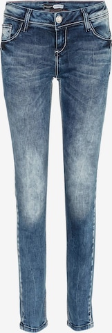 CIPO & BAXX Slimfit Jeans 'WD286' in Blauw: voorkant