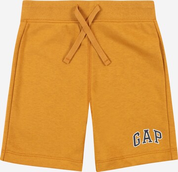 GAP Regular Pants in Yellow: front