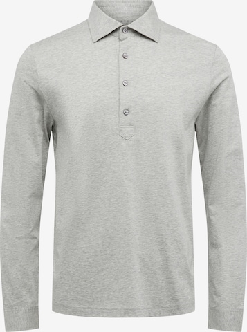 Bertoni Slim Fit Poloshirt 'Halvor' in Grau: predná strana