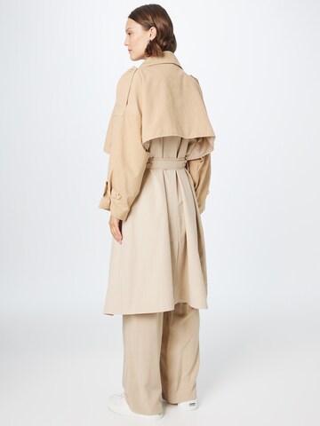 Nasty Gal Between-seasons coat in Beige