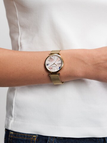 s.Oliver Analoog horloge 'Soft Connection' in Goud