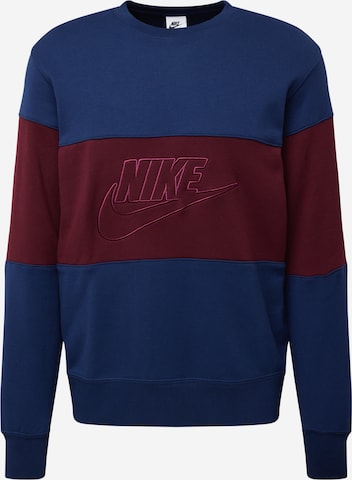 Nike Sportswear Sweatshirt in Blue: front