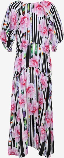 Madam-T Maxikleid 'GRETELE' in pink / schwarz / weiß, Produktansicht