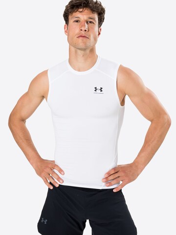 UNDER ARMOUR Regular fit Performance Shirt in White: front