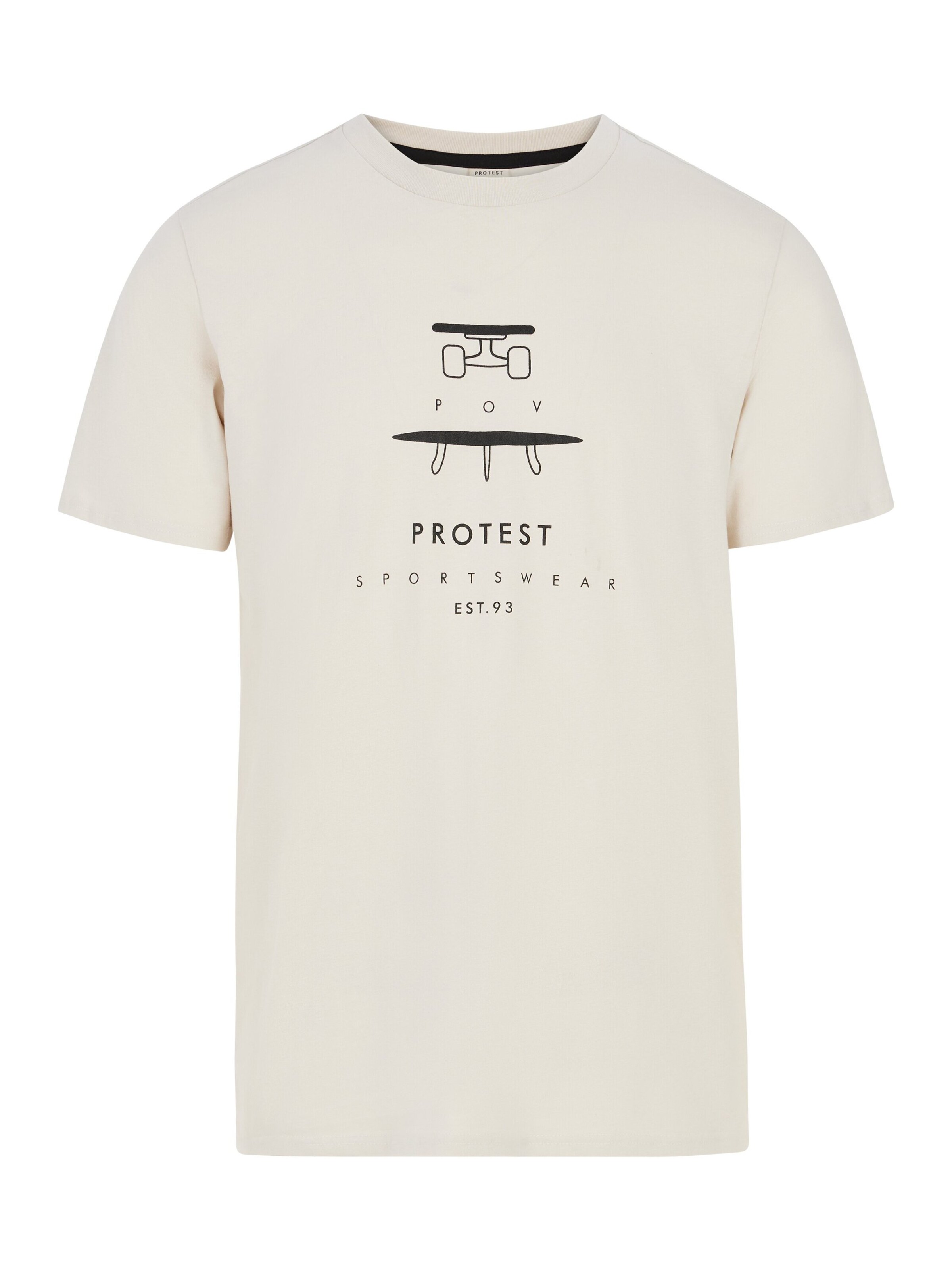 PROTEST Shirt 'PRTAndros' in White: front