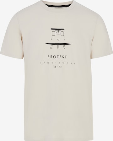 PROTEST Shirt 'PRTAndros' in White: front