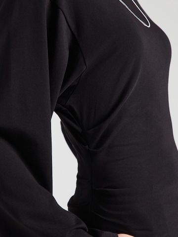 WEEKDAY T-shirt i svart