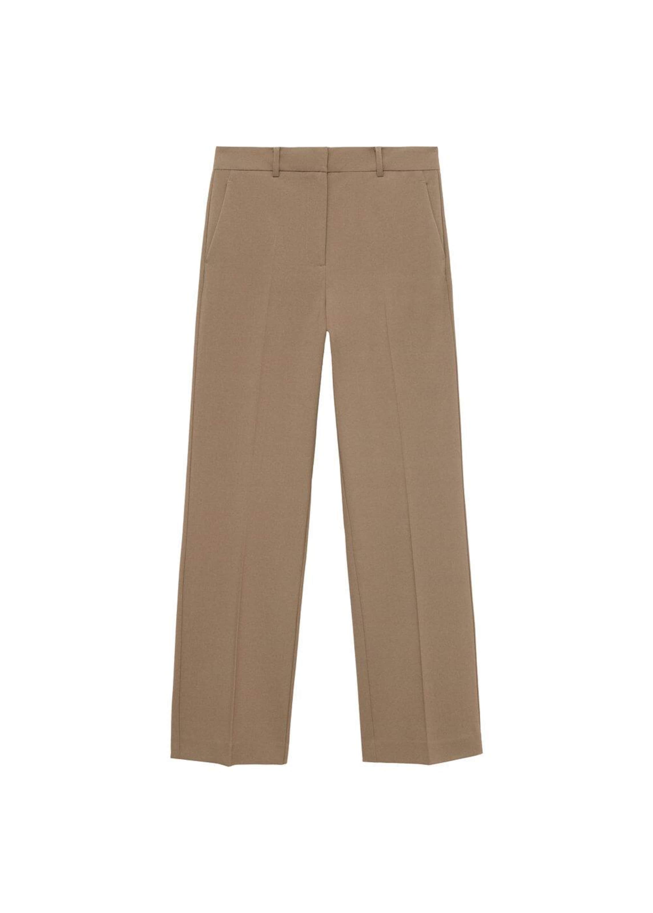 MANGO Pants 'Carlosw' in Brown: front