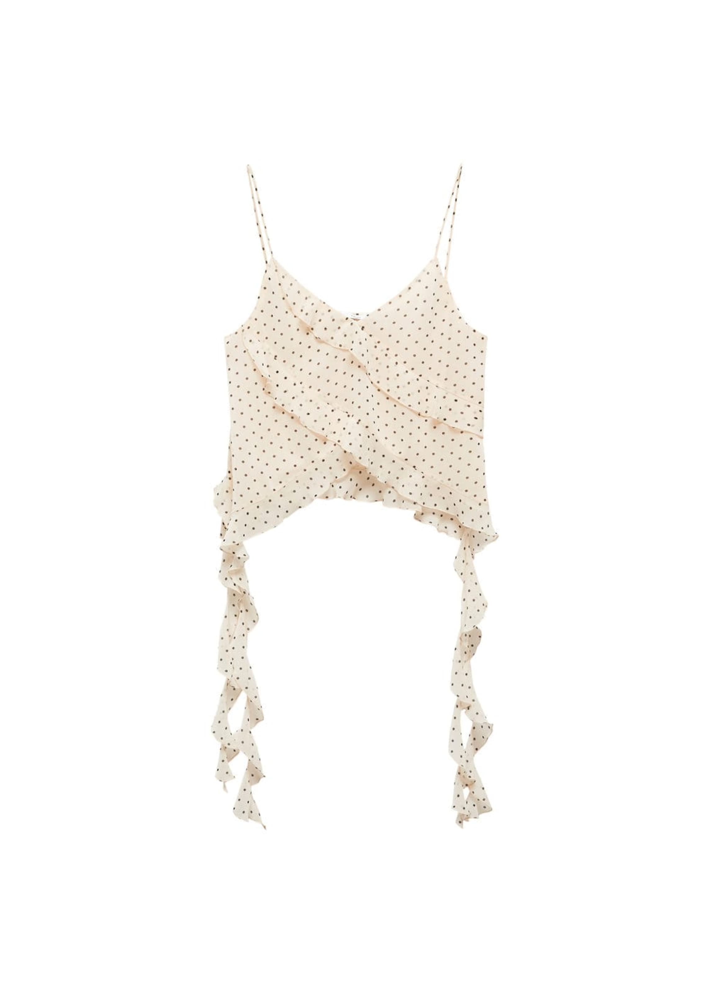 MANGO Toppi värissä beige: etupuoli