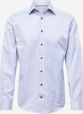 ETON Slim fit Overhemd in Blauw: voorkant