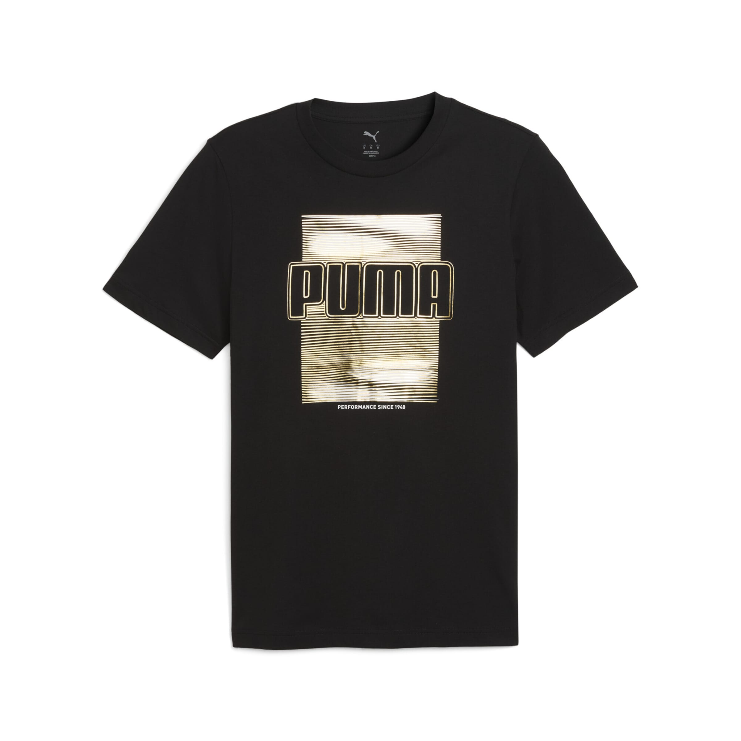 T-Shirt 'Foil' PUMA en noir : devant