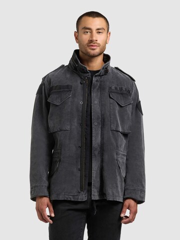 Veste mi-saison 'GENE' khujo en noir : devant