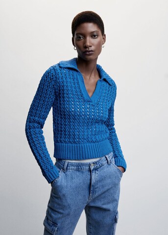 MANGO Pullover 'Netty' in Blau: predná strana