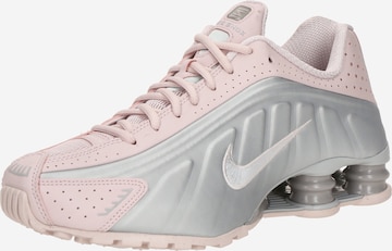 Nike Sportswear Низкие кроссовки 'Shox R4' в Ярко-розовый: спереди