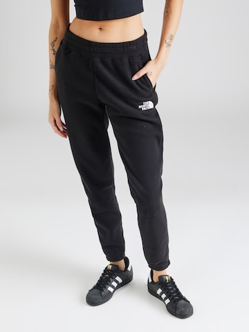 Tapered Pantaloni sport 'Glacier' de la THE NORTH FACE pe negru: față