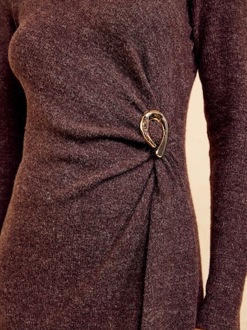 Robes en maille Friends Like These en marron