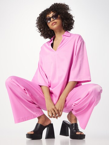 SISTERS POINT Zvonové kalhoty Kalhoty 'VISOLA' – pink