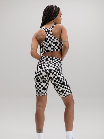 Hey Honey Bralette Sports bra 'Racerback' in Black