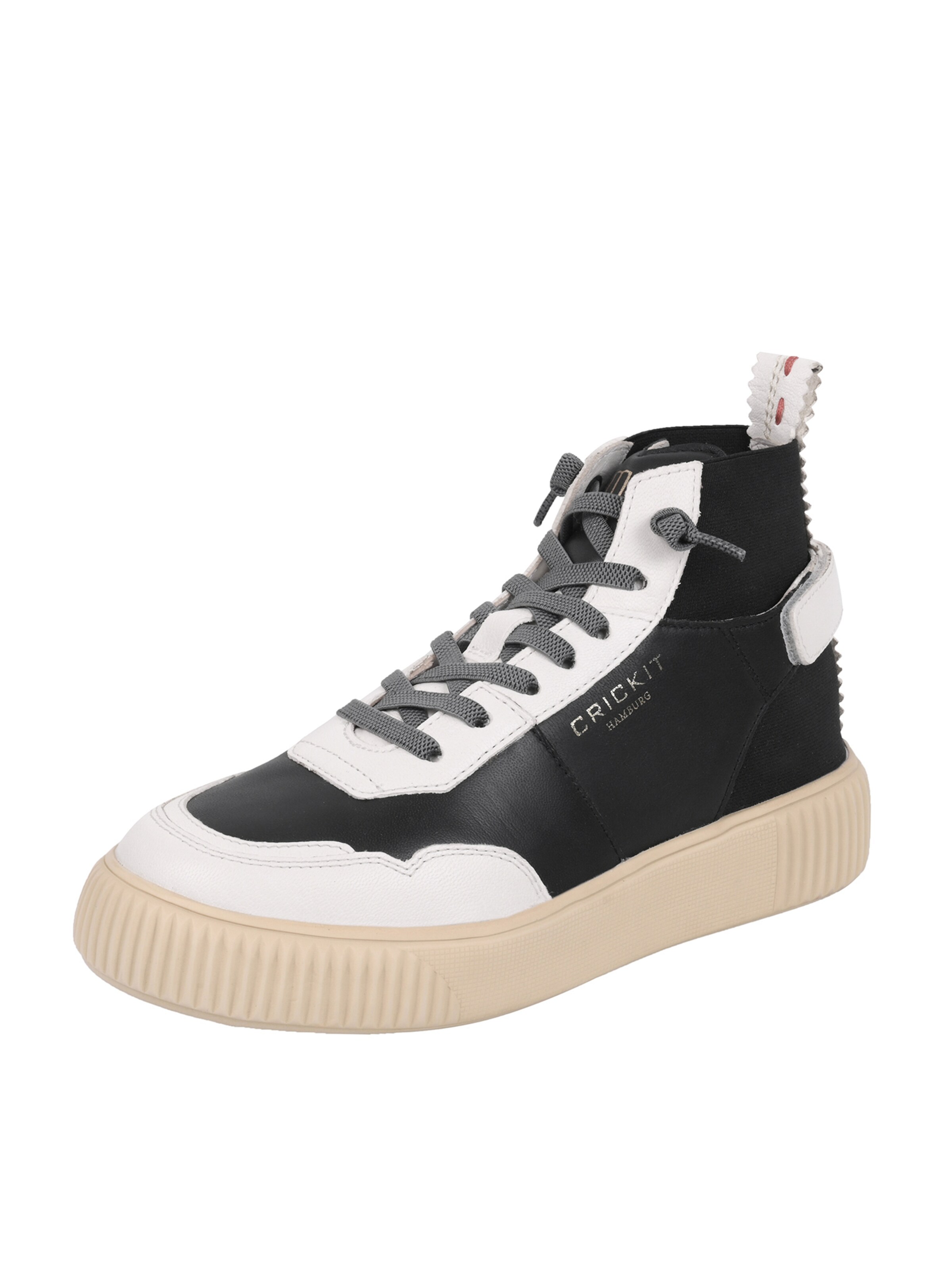 Crickit Sneaker high 'PARISSA' in Schwarz: Vorderseite