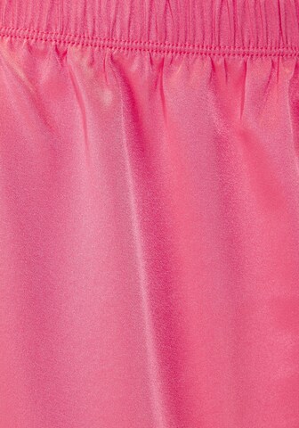 LASCANA Pyjamashorts in Pink