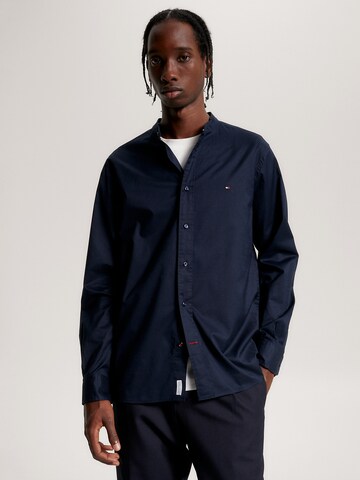 TOMMY HILFIGER Regular fit Overhemd in Blauw: voorkant