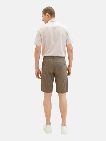 TOM TAILOR Regularen Chino hlače | rjava barva