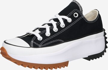 Baskets basses CONVERSE en noir : devant