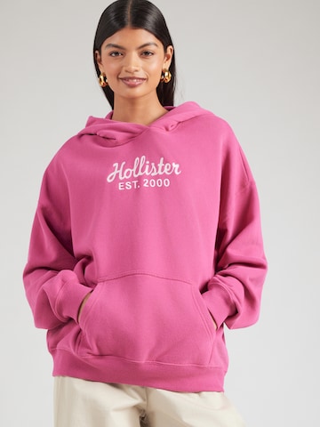 HOLLISTER Mikina - Ružová: predná strana