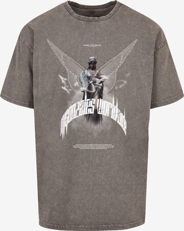 MJ Gonzales Shirt 'Higher Than Heaven' in Grey: front