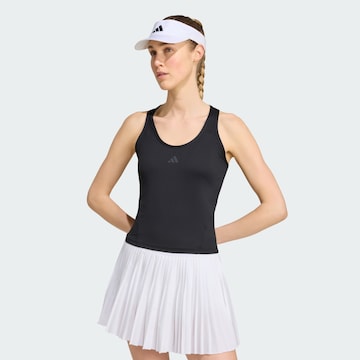 ADIDAS PERFORMANCE Sportovní top 'Club' – černá: přední strana