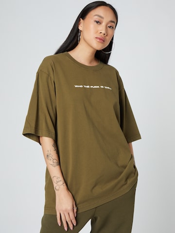 Tricou 'Luke' de la ABOUT YOU x Dardan pe verde