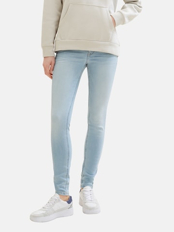 TOM TAILOR DENIM Skinny Jeans i blå: framsida