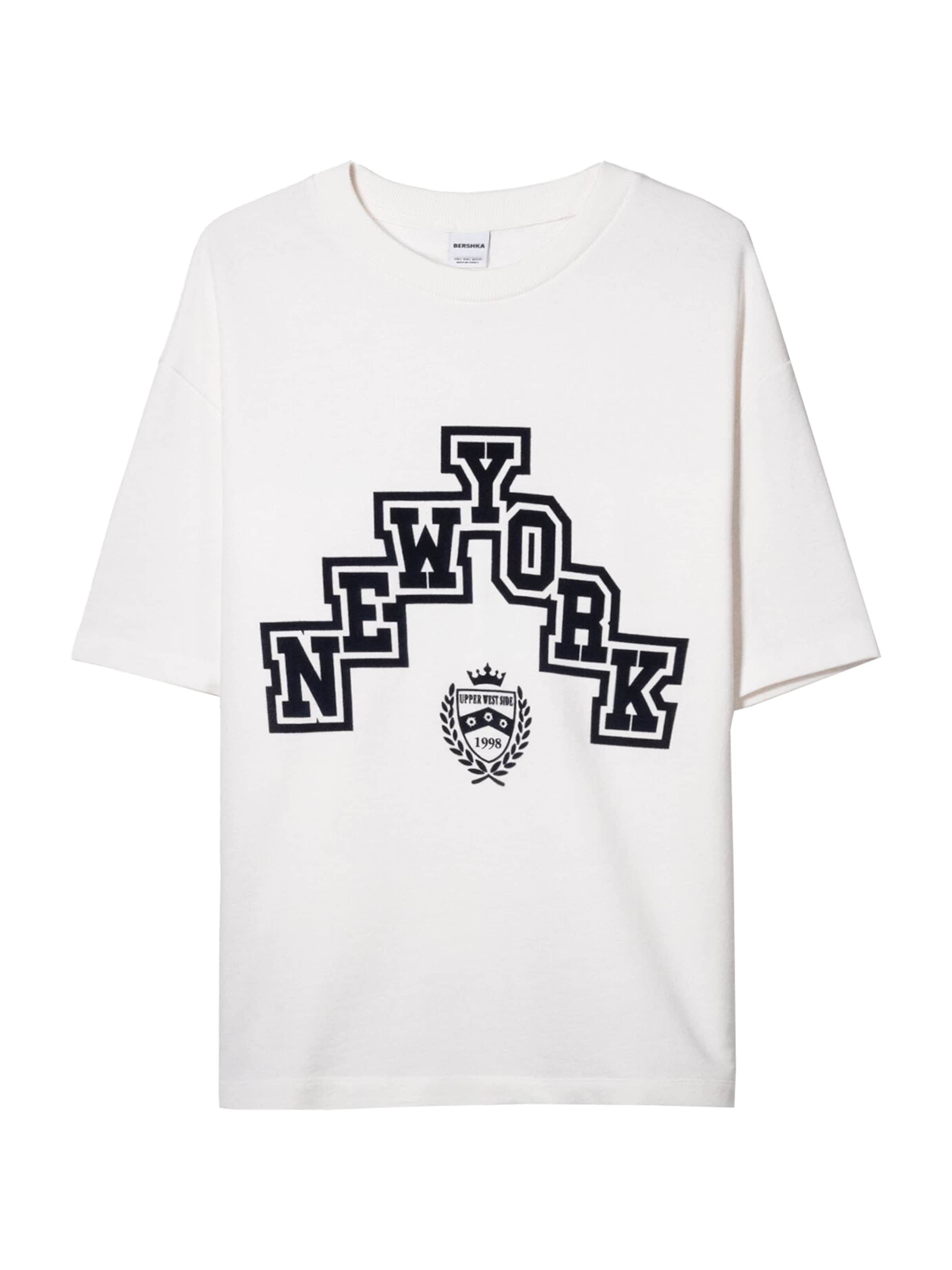 Maglietta di Bershka in bianco: frontale